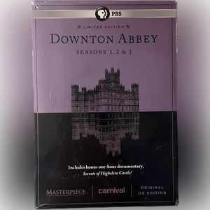 Downton Abbey first 3 Seasons new in box DVD set